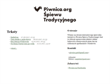 Tablet Screenshot of piwnica.org